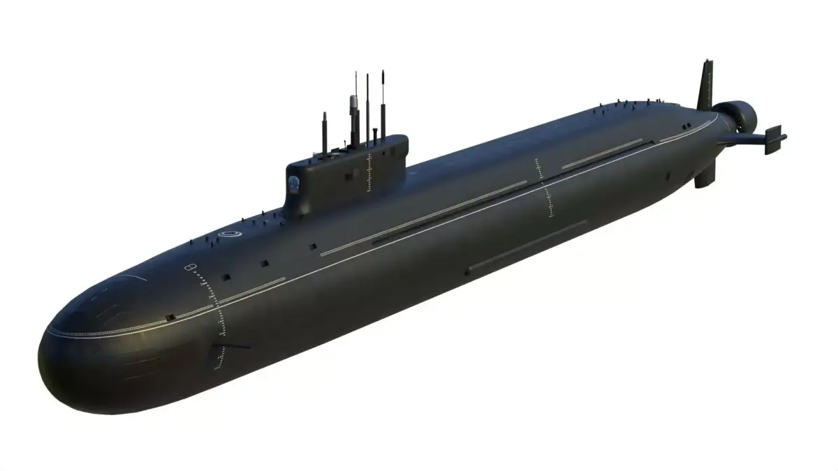 Project 955A Borei A class submarine 3D model
