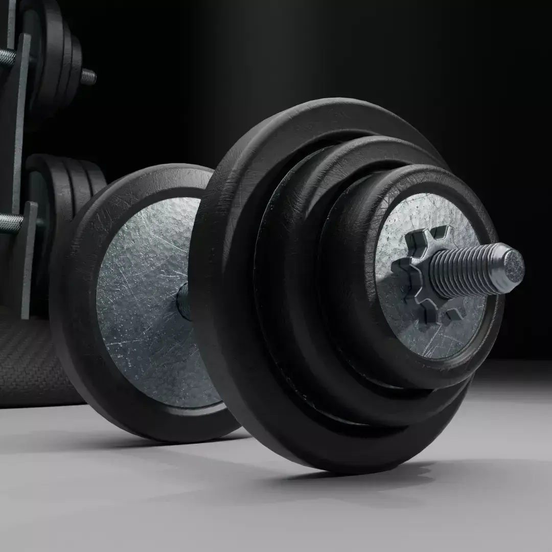 Dumbbell Free 3D model purchase