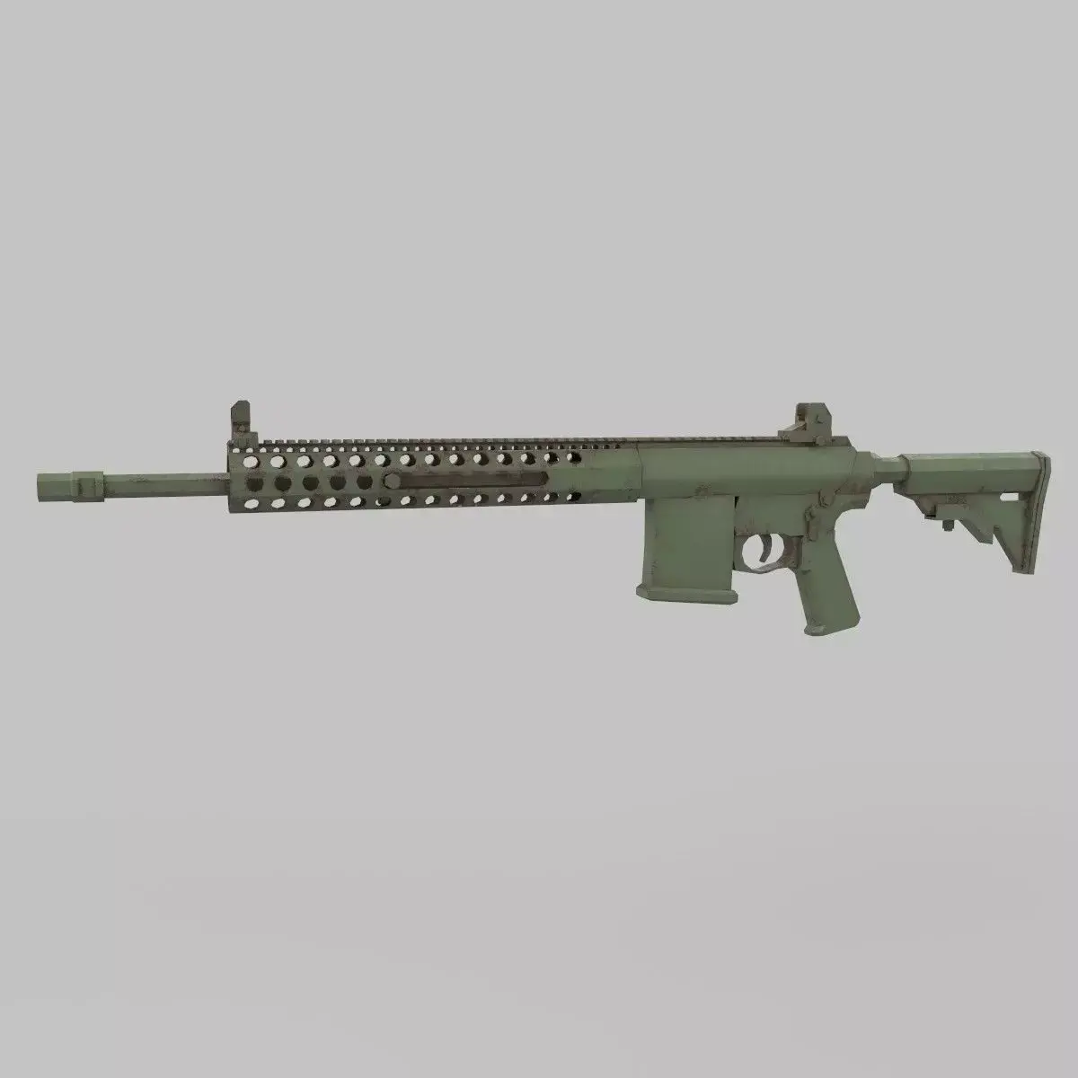 M4 gun Low-poly 3D model purchase