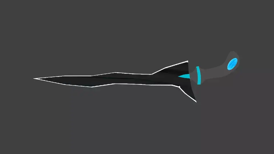 Keris-3 Low-poly 3D model