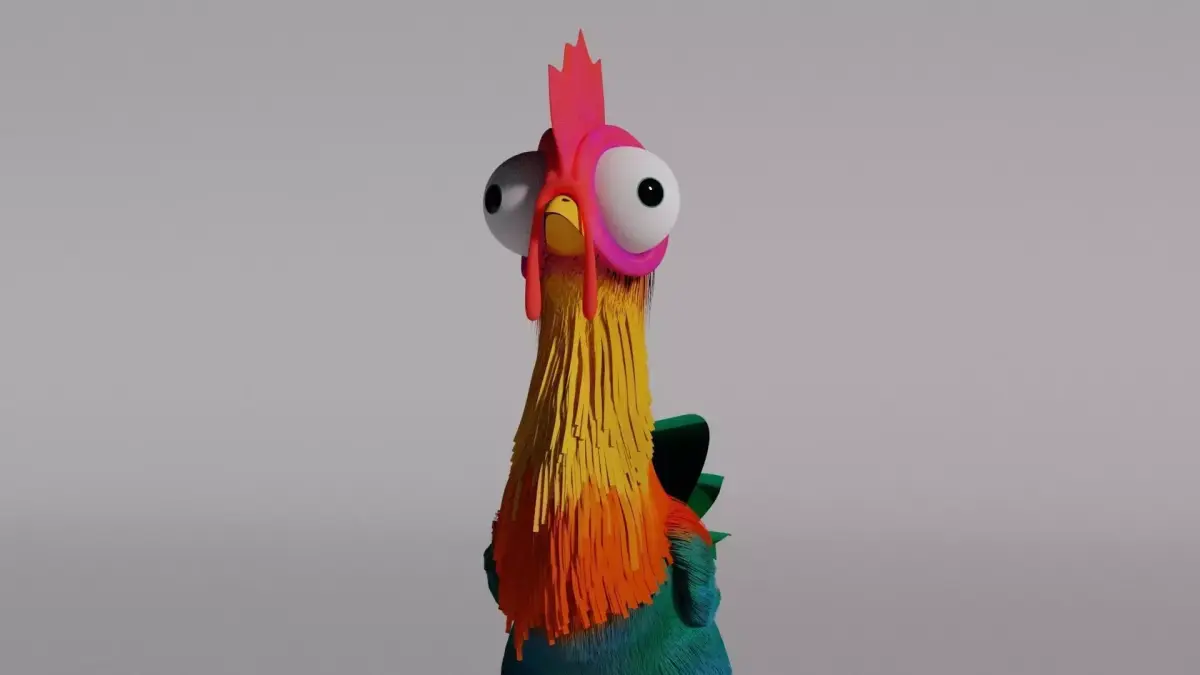 Hei-hei Moana chicken Free 3D model