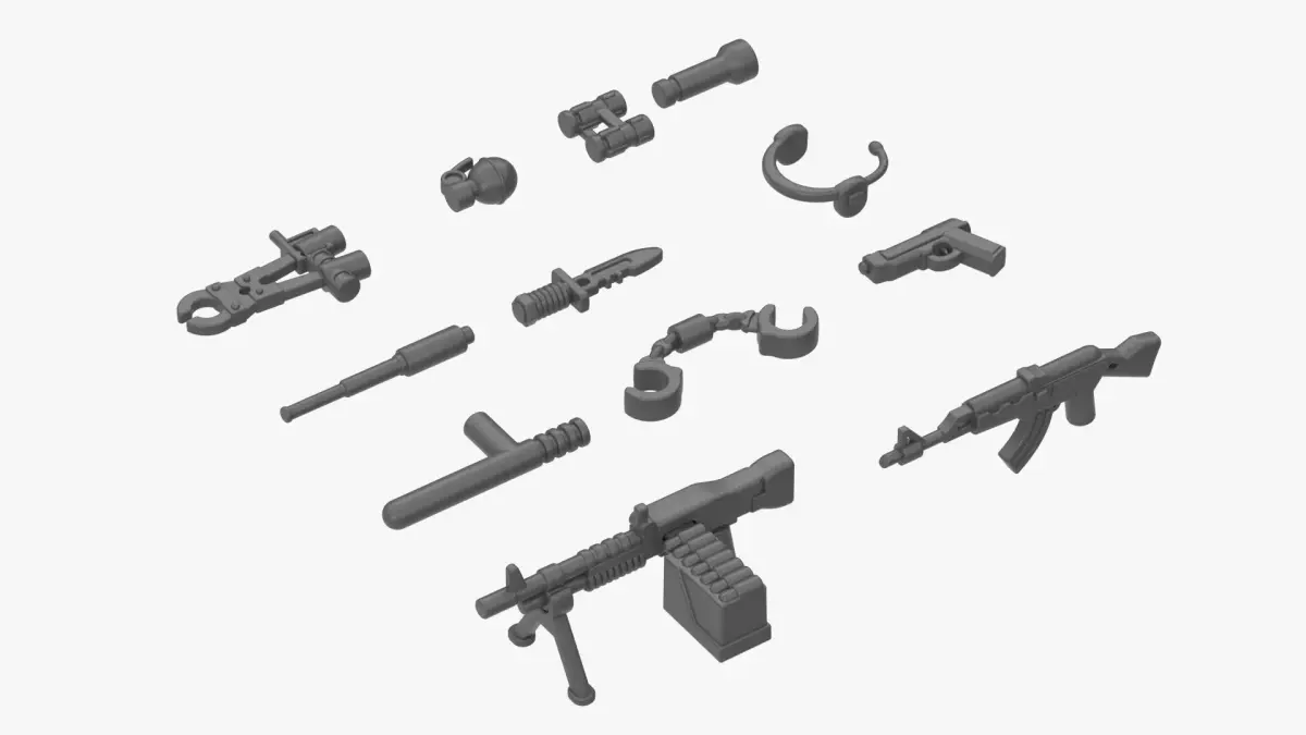 Lego Weapon Collections 3D model order