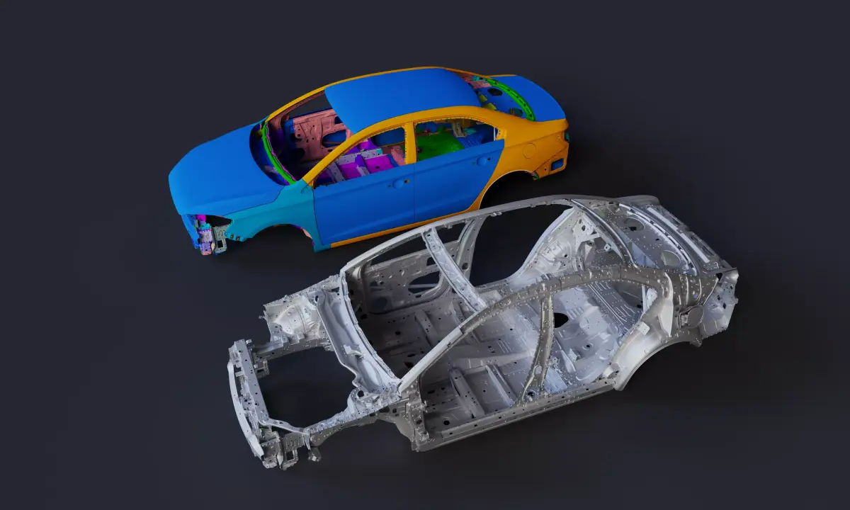 Car Frame01 3D model