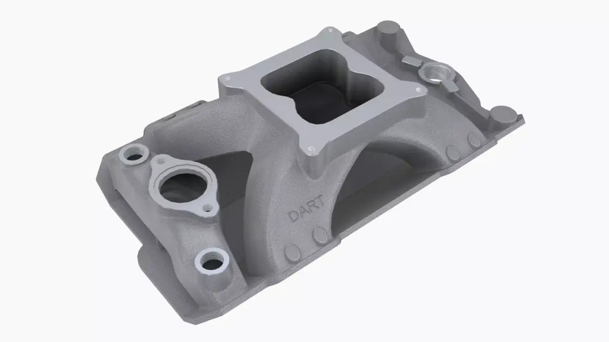 Dart 220 Smallblock Chevy intake manifold Low-poly 3D model