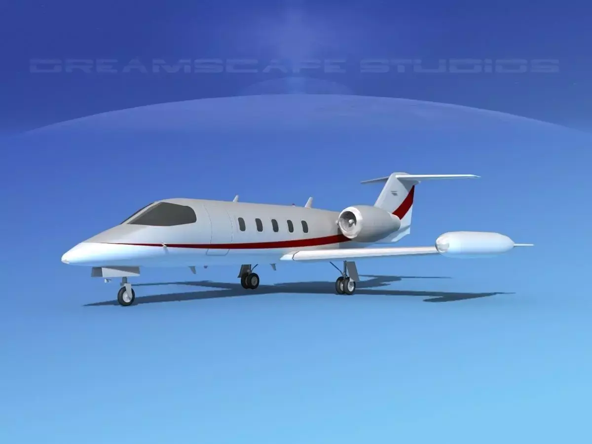 Gates Learjet 35 V11 3D model