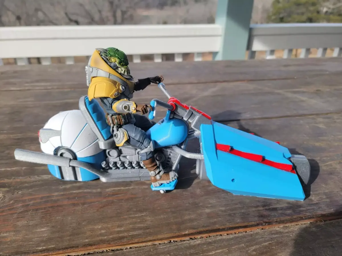 Cosmic Legions Noveunn Leen Hoverbike Vehicle 3D print model