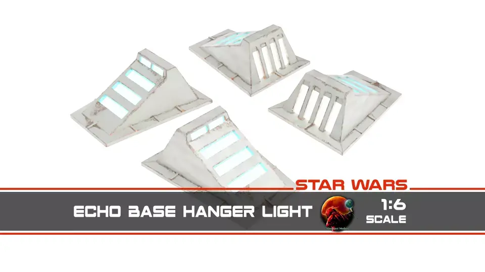 Star Wars Echo Base Hangar light - 1-6 scale Hottoys  3D print model