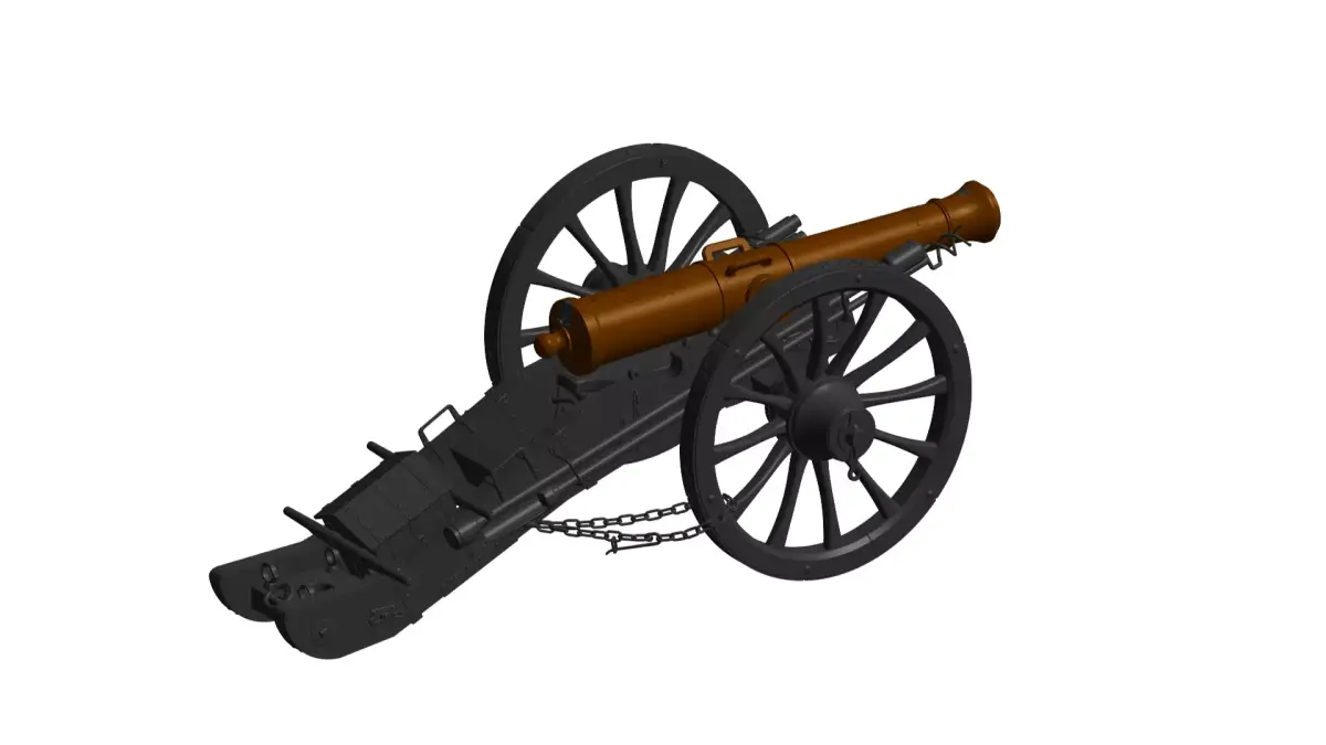 Pounder Cannon 3D model