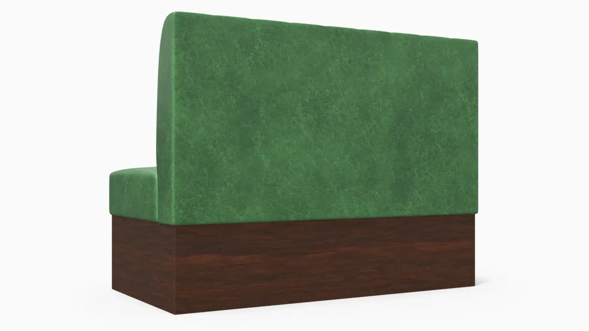 Upholstered Restaurant Booth Bench 3D model