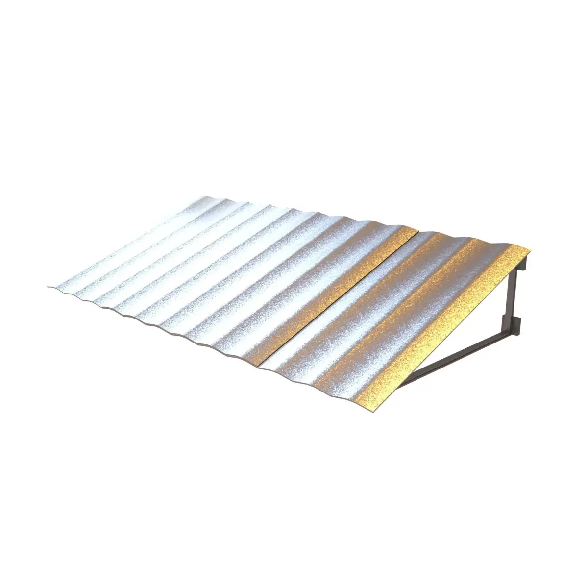 Tin Roof v1 001 Low-poly 3D model