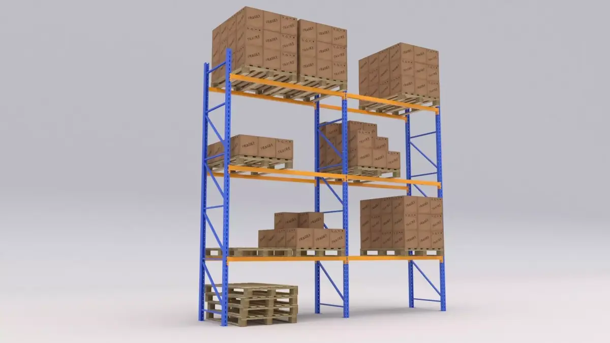 Pallet Rack 3D model