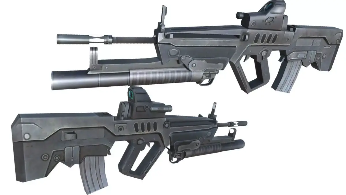 10-TAR21-gun model 3d game ready model Low-poly 3D model Low-poly 3D model