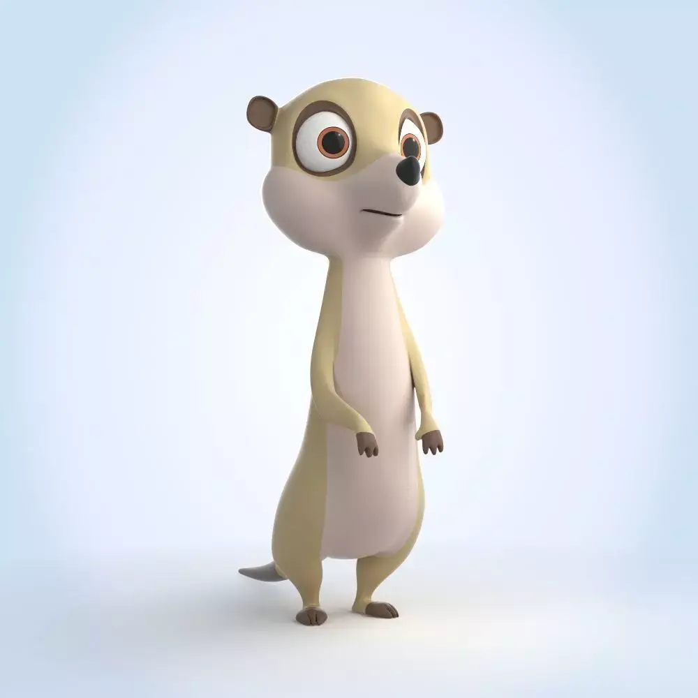 Meerkat 3D model