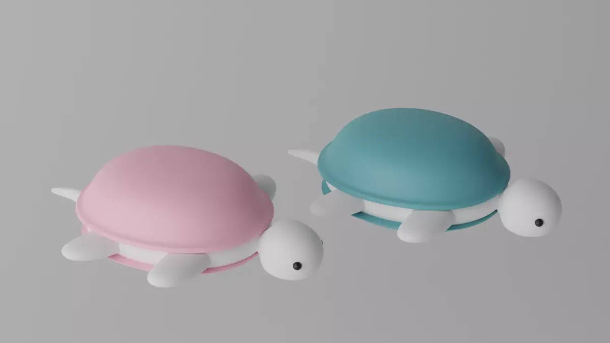 Cartoon Turtle 3D model