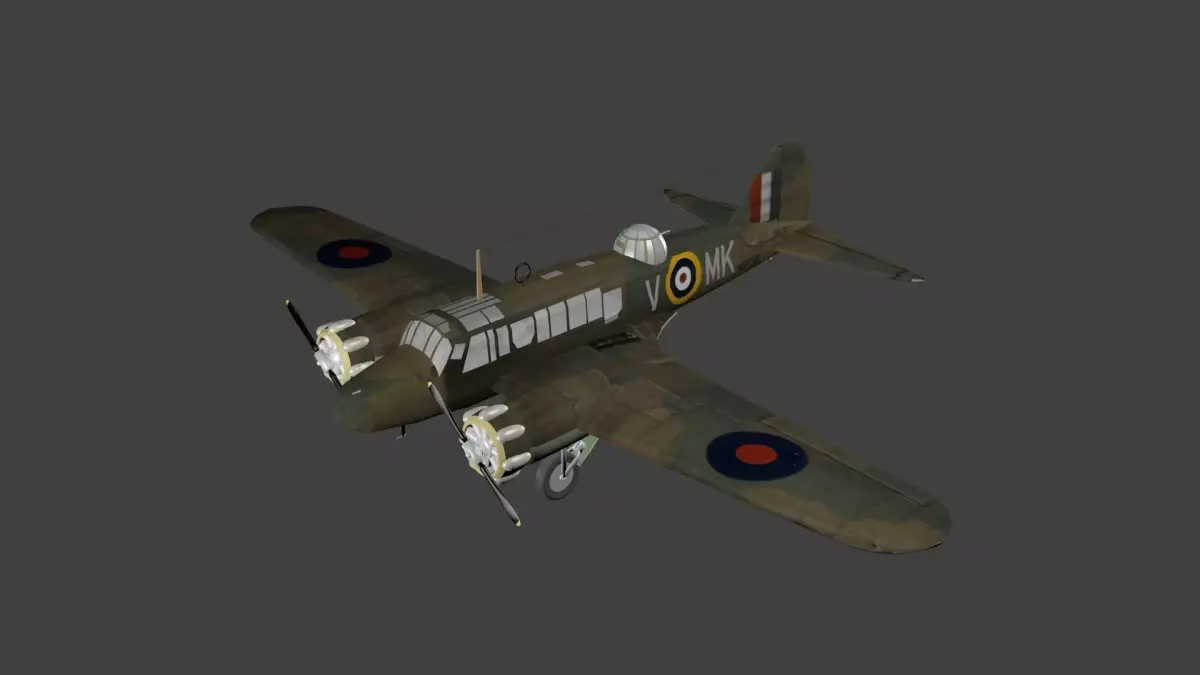 Avro Anson 3D model