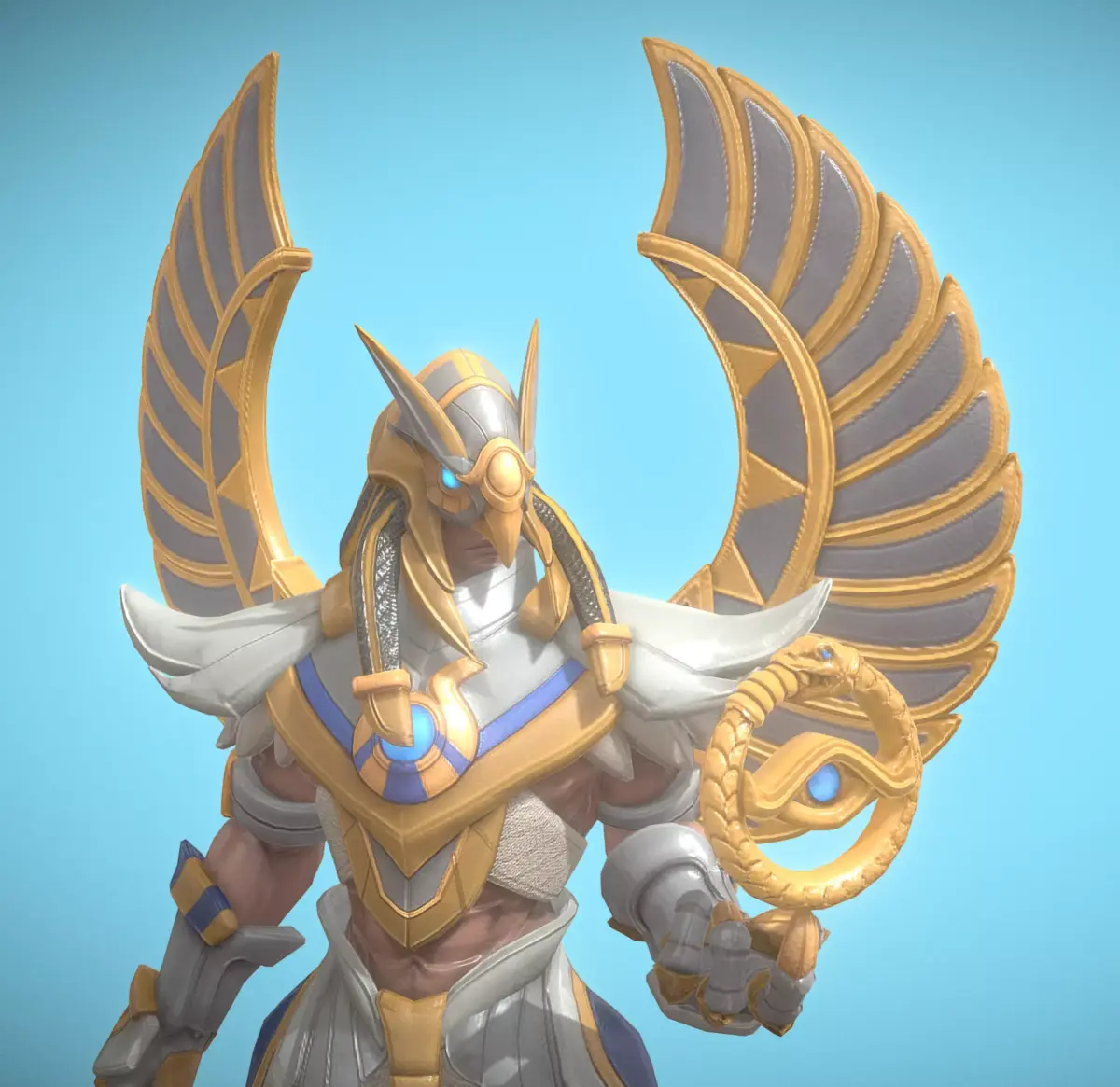 phoenix Low-poly 3D model get