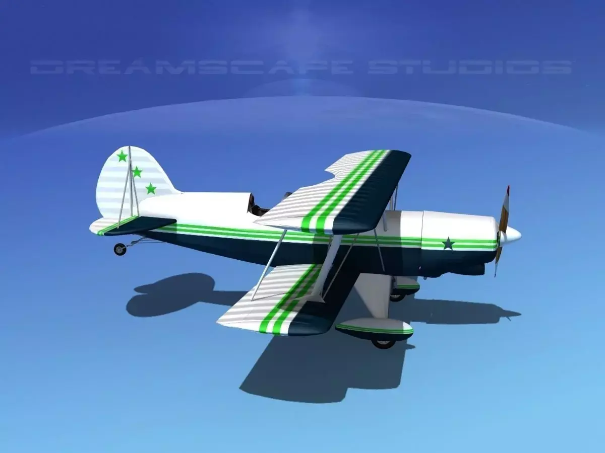 Acro Sport II Biplane 3D model order