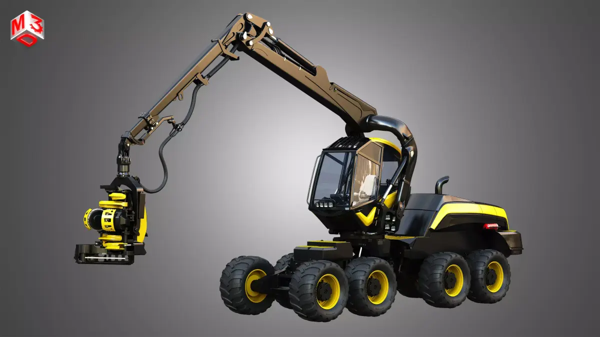 Scorpion King - Forestry Harvester 3D model