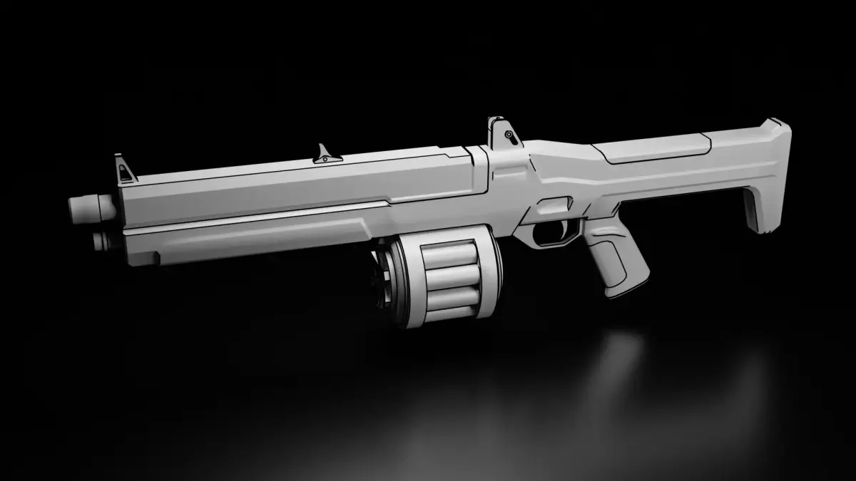 Valorant Judge Free low-poly 3D model