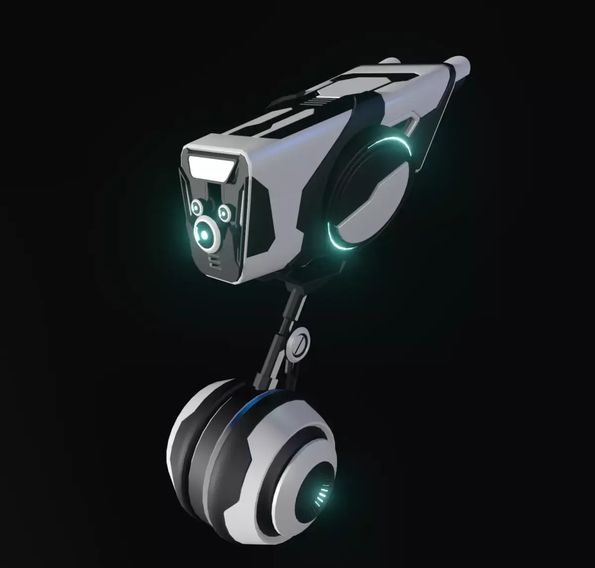 robot futuristic camera 3D model
