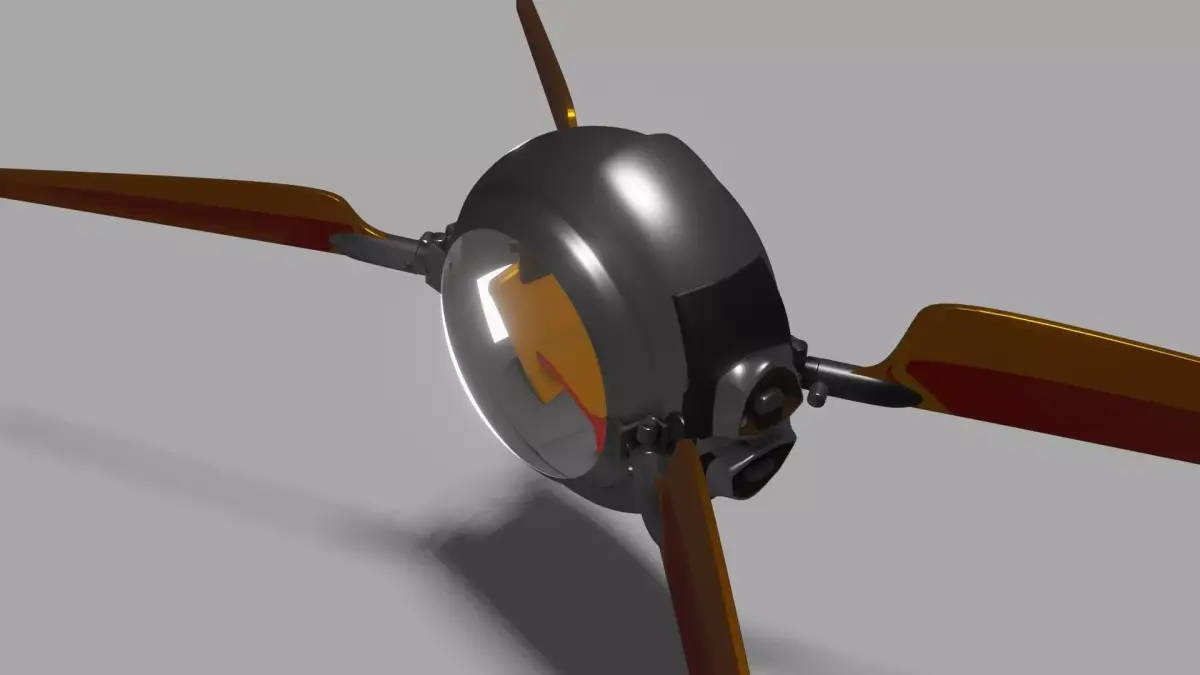 spaceship oblivion bubble Low-poly 3D model