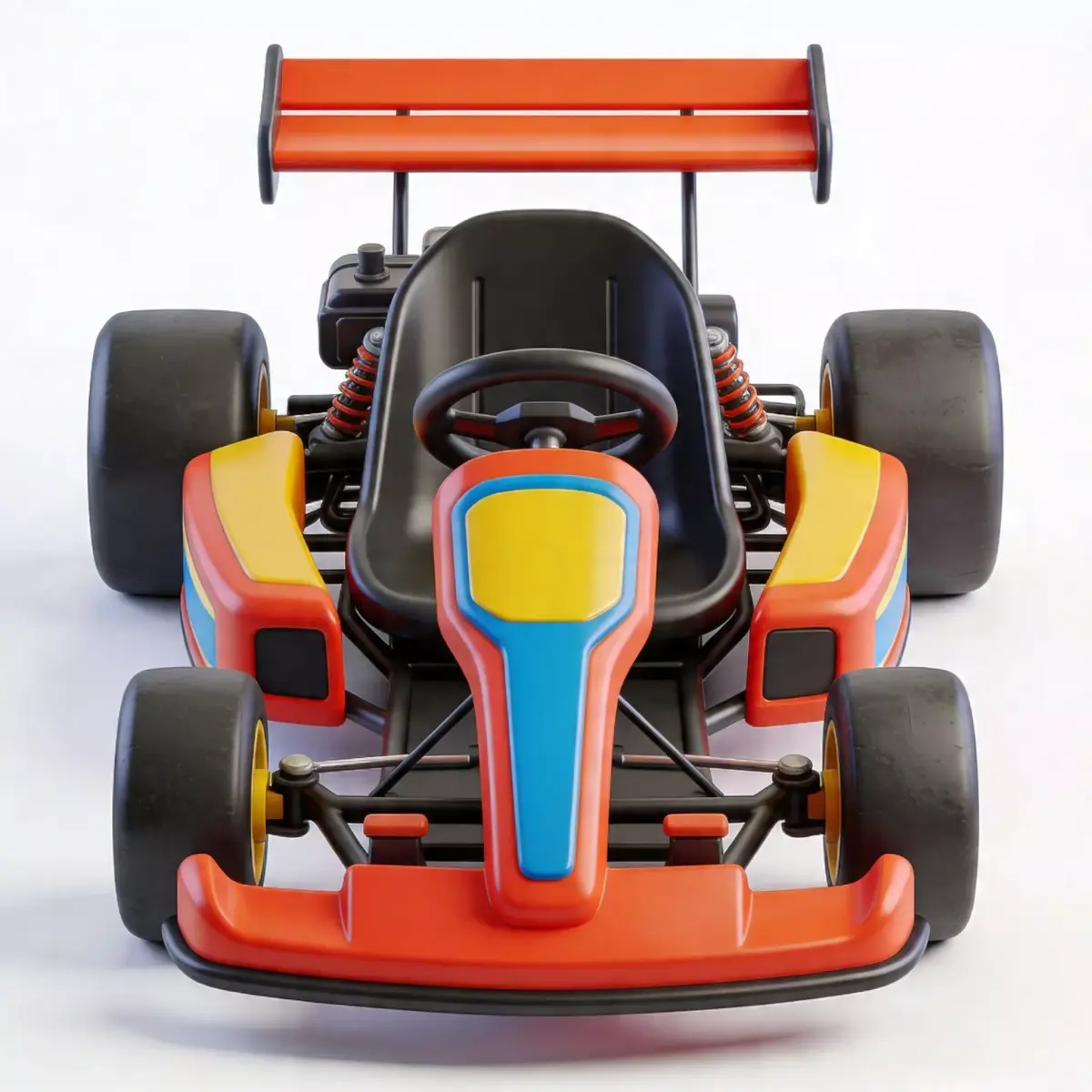 Stylized Racing Go-Kart 3D Model Low-poly 3D model