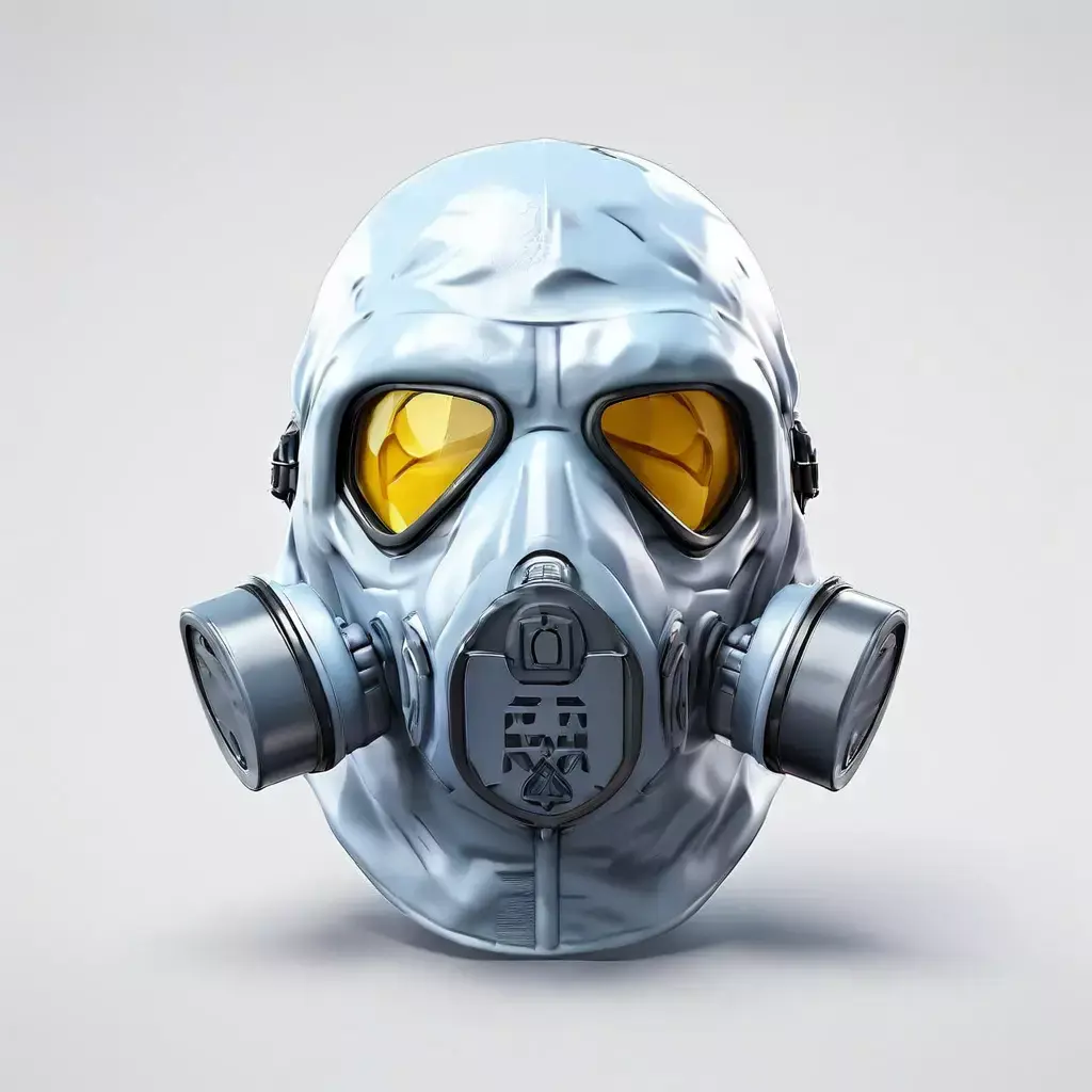 Realistic Gas Mask 3D Model Low-poly 3D model purchase