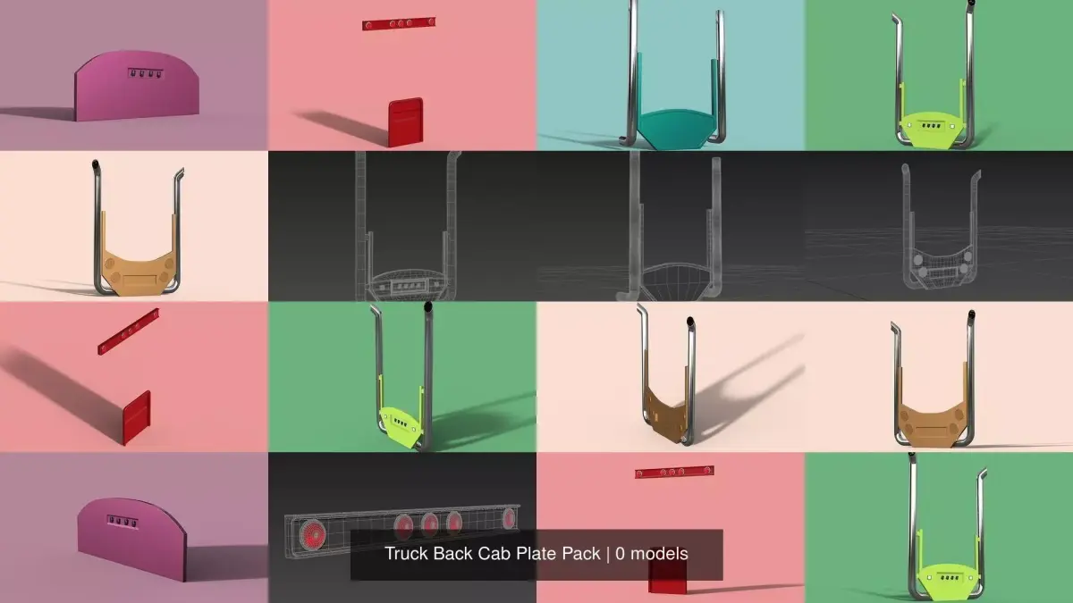 Truck Back Cab Plate Pack