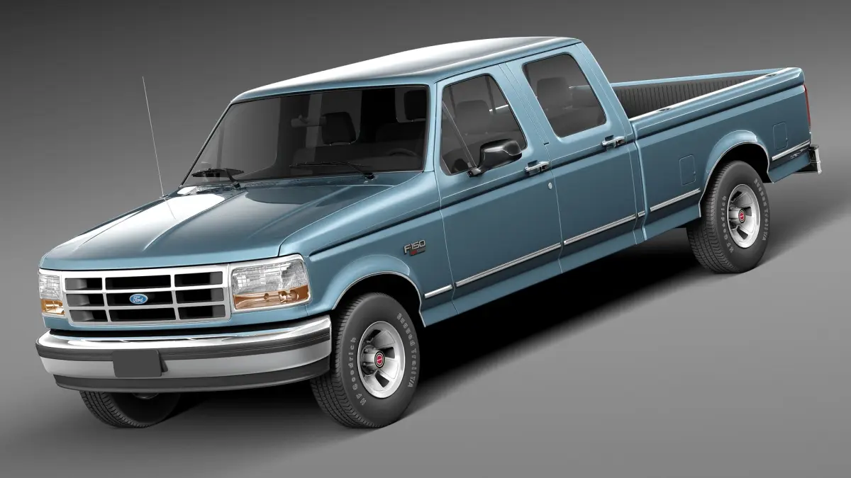 Ford F-150 1992-1996 Crew cab 3D model