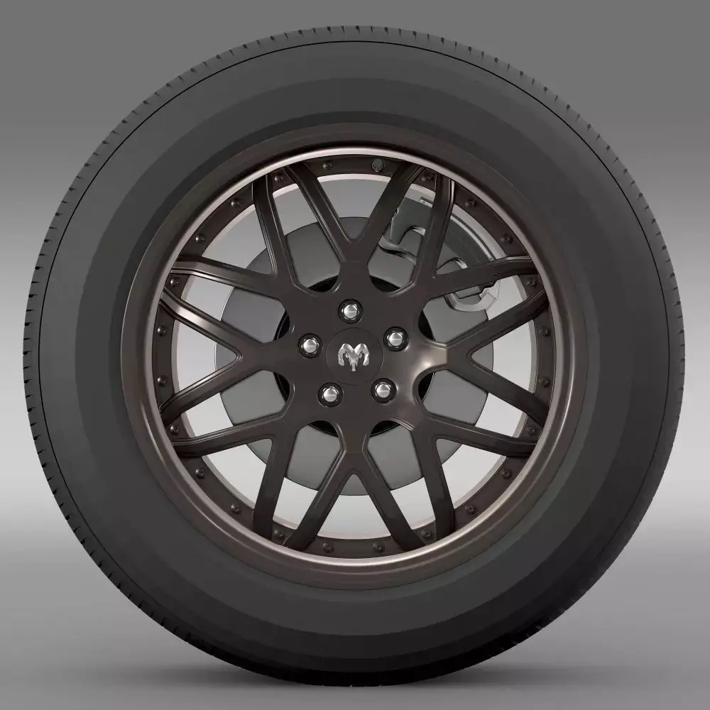 Dodge Vin Diesel Car wheel 3D model