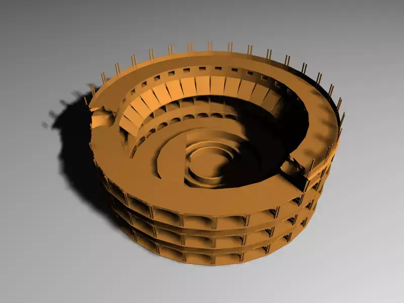 Colosseum Famous Monument of Rome 3D model