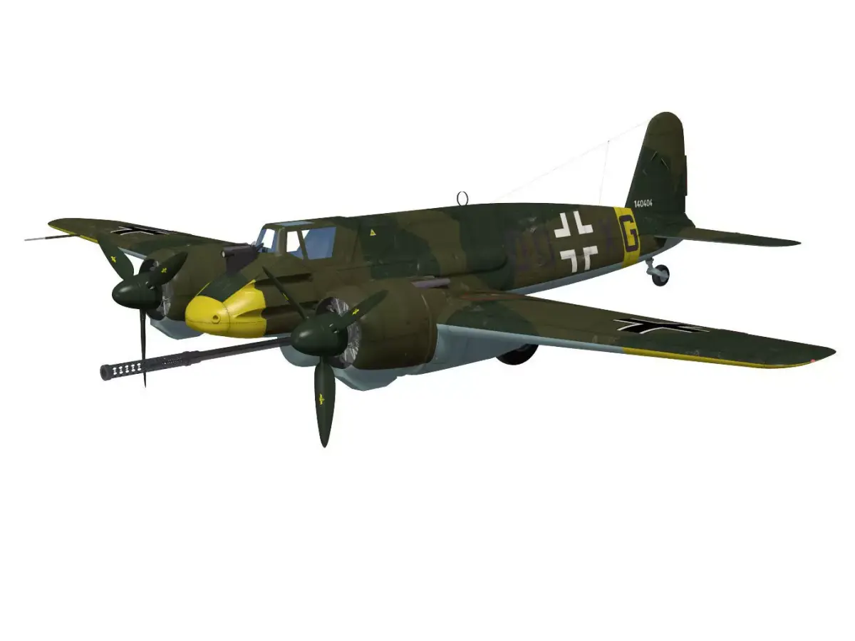henschel hs129b3 3D model