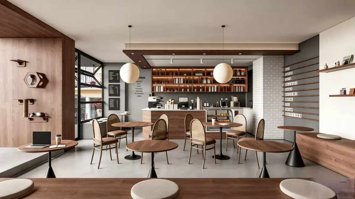 coffee shop 3D model 28