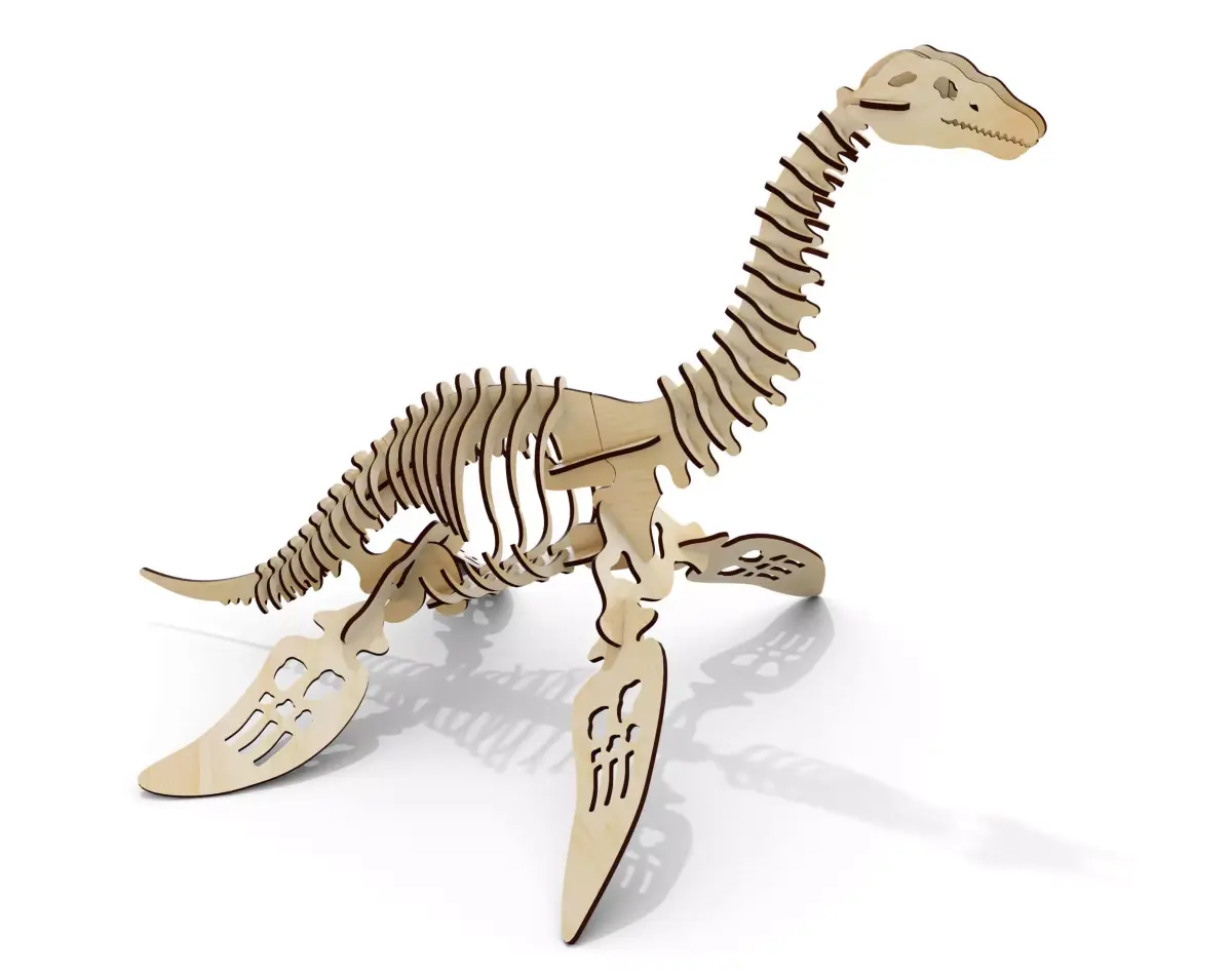 Plesiosaurio - rompecabezas 3D puzzle 3D print model