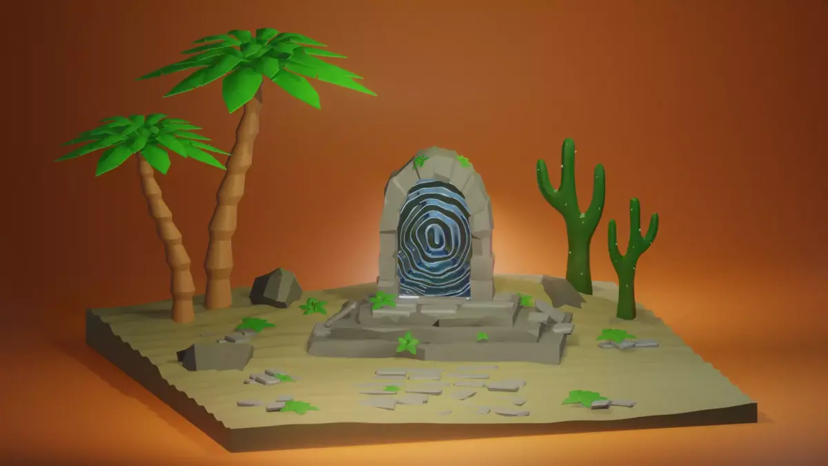 Magic Portal 3D model