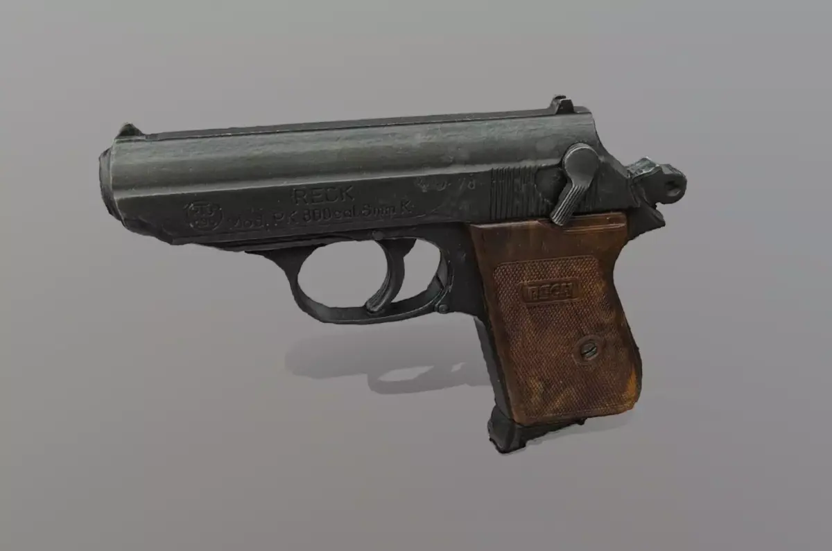 alarm gun pk 800 3D model