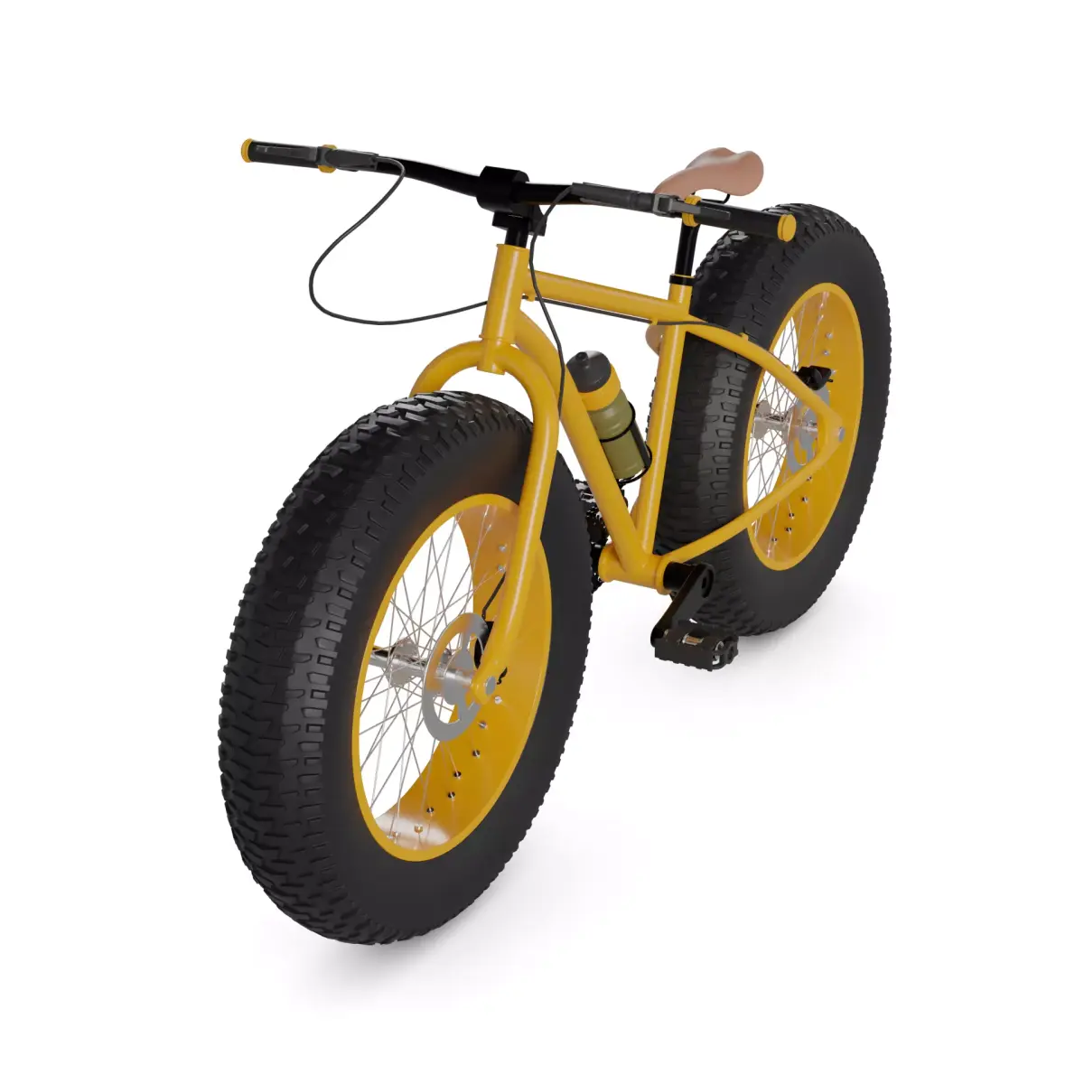 Fat Bicycle 3D model by Nadr3D