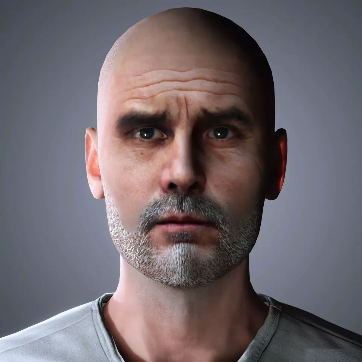 Pep Guardiola Character  Low-poly 3D model