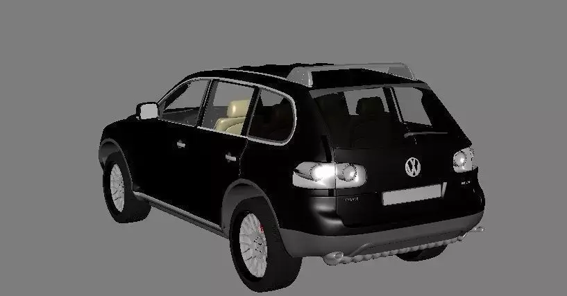 volkswagen toureg suv Free 3D model