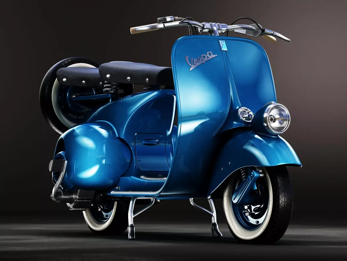 1946 Vespa Faro Basso 3D model