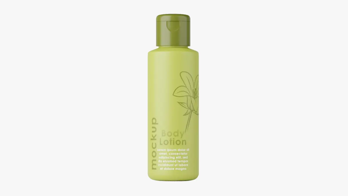Body Lotion Bottle 2 3D model