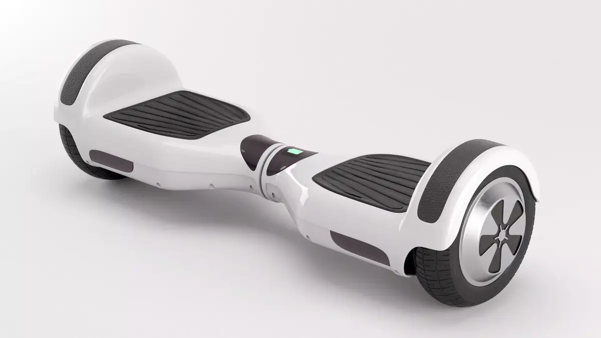 two wheel electric unicycle scooter 3D model