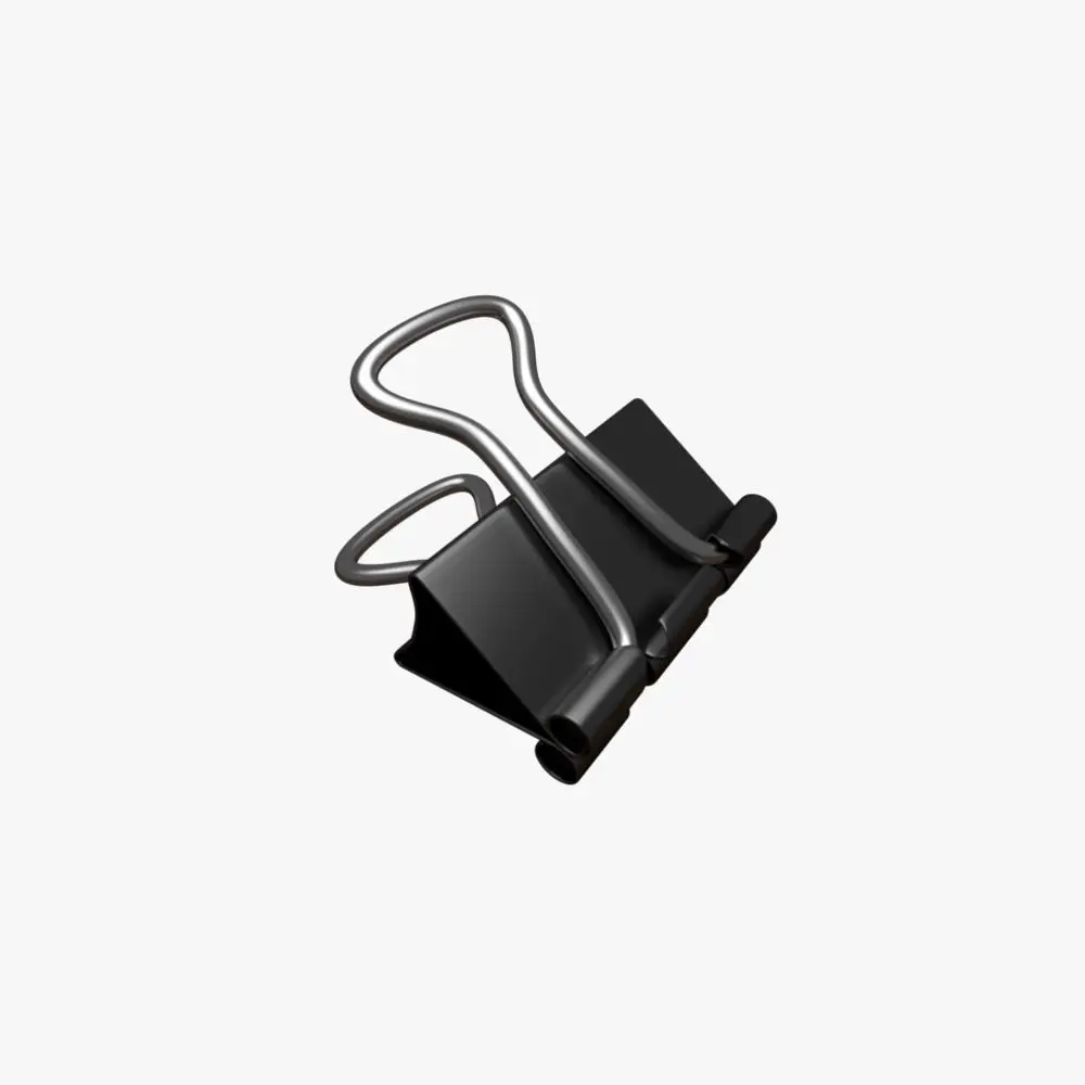Binder clip 3D model