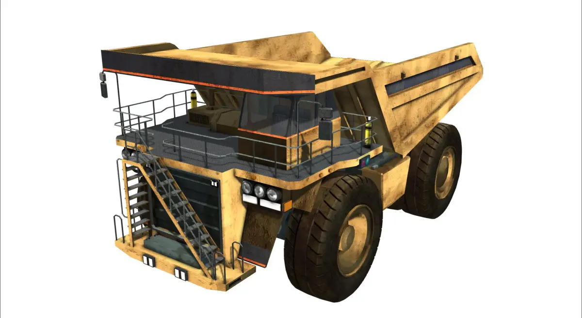 Mining Dump Truck 3D model get