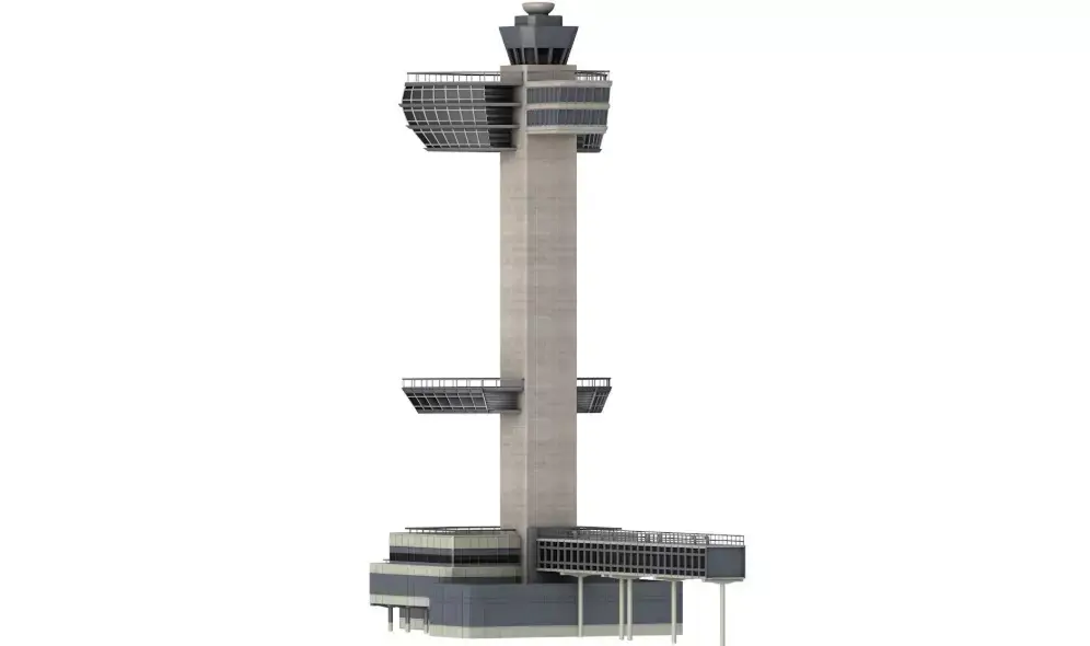 JFK Control Tower 3D model
