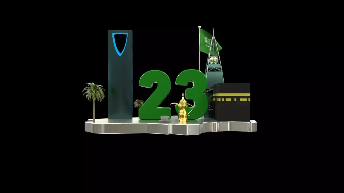 Some of the landmarks of Saudi Arabia 3D model