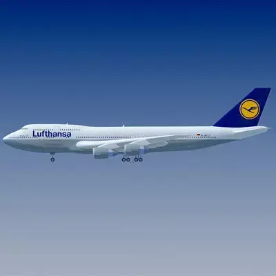 Lufthansa German Airline 3D model