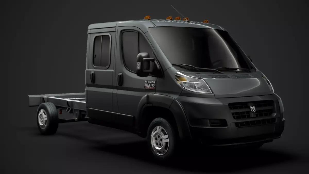 Ram Promaster Chassis Truck Crew Cab 4035 WB 2019 3D model