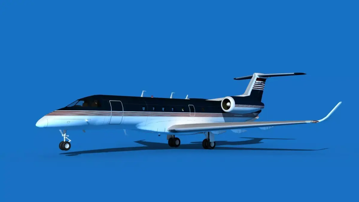 Embraer Legacy 500 V10 3D model