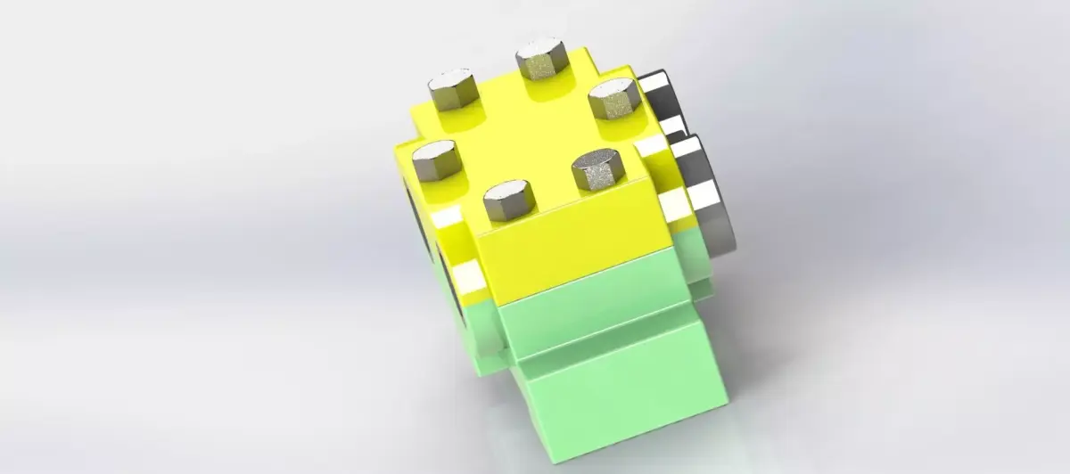 double bearing 3D model